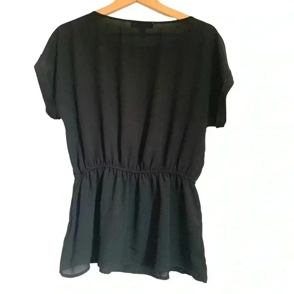 Forever 21 semi sheer peplum tunic - Picture 2 of 3